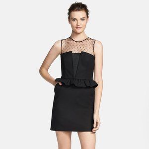 NWT RED Valentino Cotton Peplum Dress (6-8)